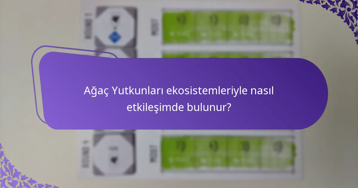 Ağaç Yutkunları hangi tür habitatları tercih eder?