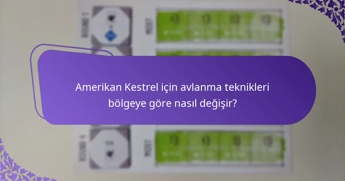 Amerikan Kestrel'in diyeti nedir?