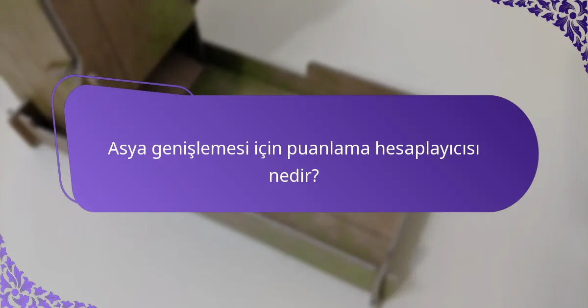 Puanlama sürecinde hangi anahtar metrikler bulunmaktadır?