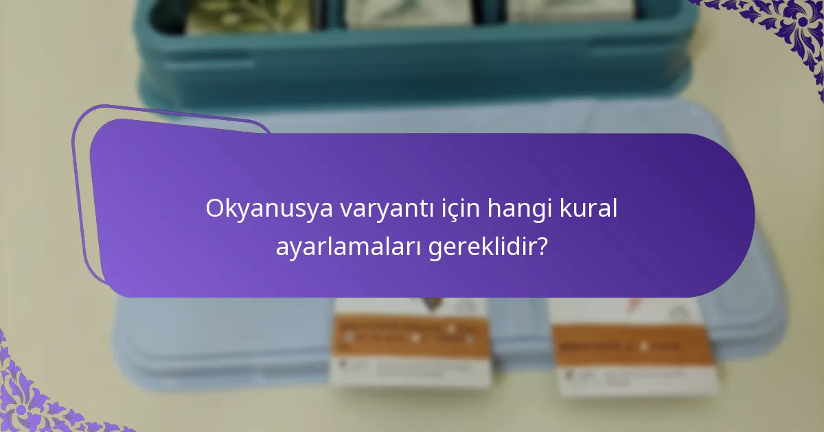 Okyanusya varyantında hangi stratejiler etkilidir?