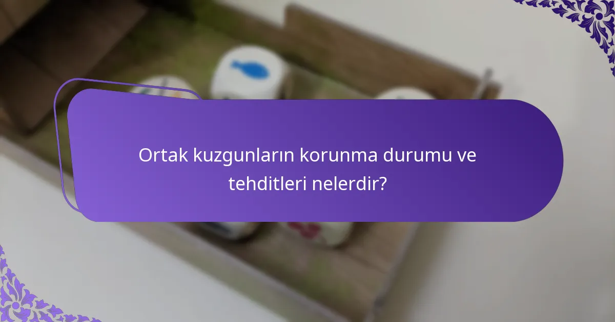 Ortak kuzgunlar diğer kargalarla nasıl karşılaştırılır?