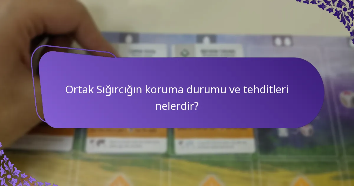 Ortak Sığırcık genellikle nerelerde yaşar?
