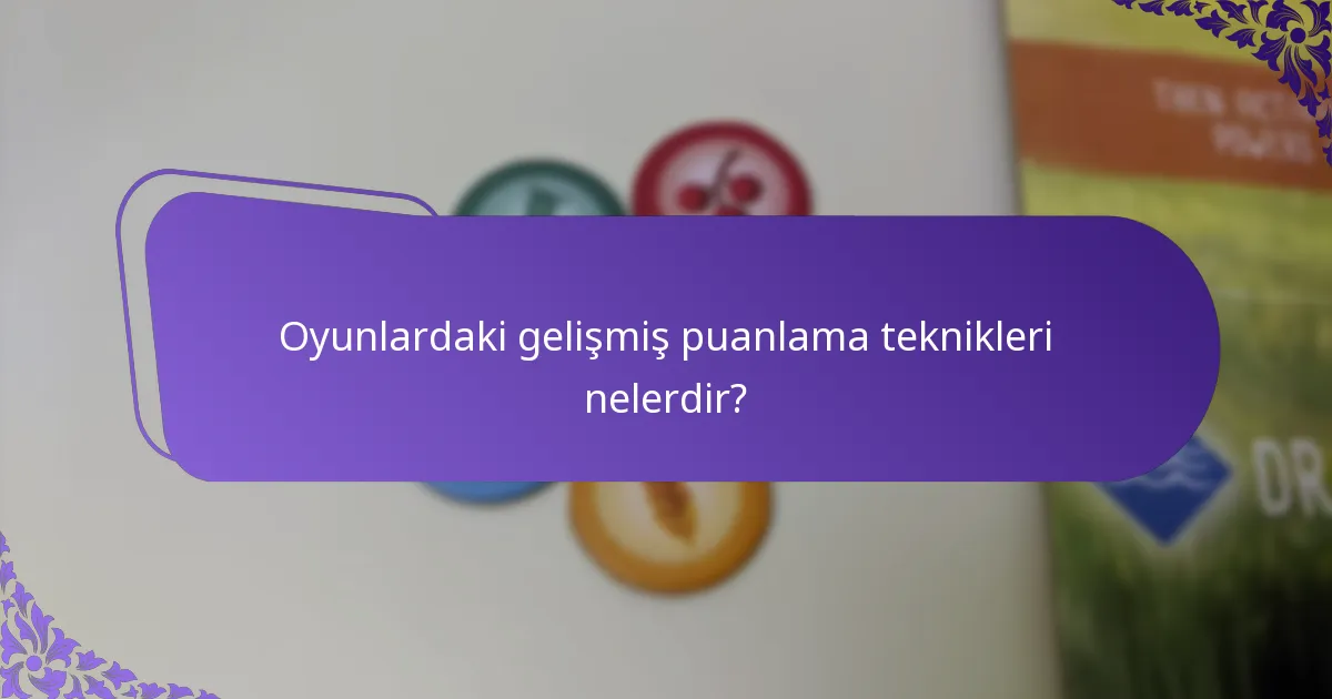 Gelişmiş puanlama teknikleriyle ilişkili riskler nelerdir?