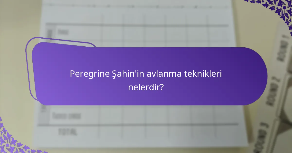 Peregrine Şahin'in koruma durumu nedir?