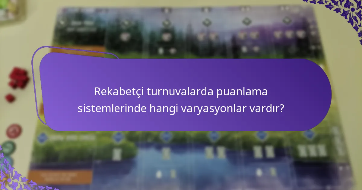 Stratejiler turnuvalardaki puanlama sonuçlarını nasıl iyileştirebilir?